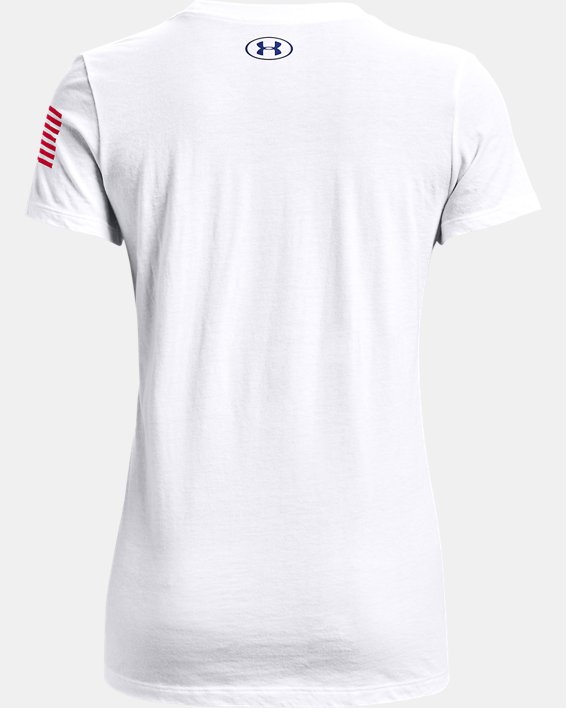 Women's UA Freedom Logo T-Shirt, White, pdpMainDesktop image number 5